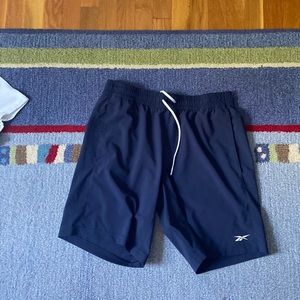 Reebok navy blue active shorts